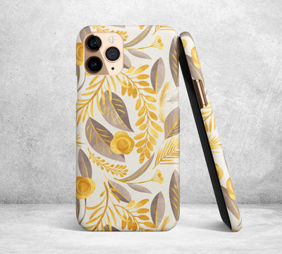 Golden Floral 10 iPhone Case