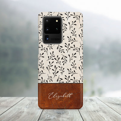 Scattered Leaves Custom Samsung Case