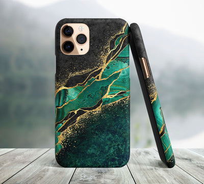 Green Marble iPhone Case III