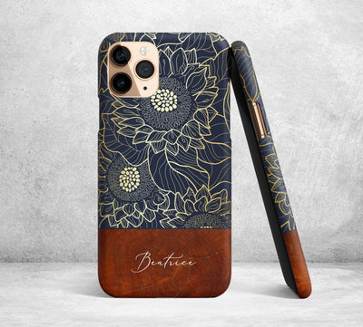 Golden Sunflower iPhone Case