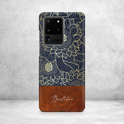 Golden Sunflower Samsung Case