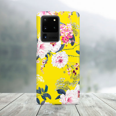 Yellow Floral Samsung Case II