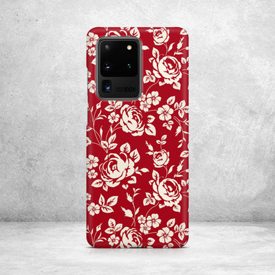 White Roses Samsung Case