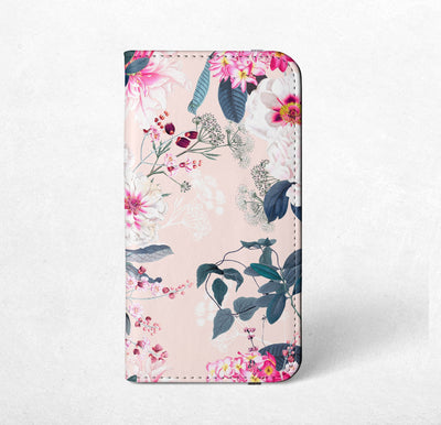 Pink Roses iPhone / Samsung Wallet Case