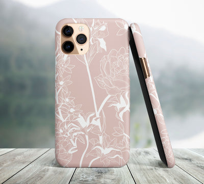 Pink Floral iPhone Case