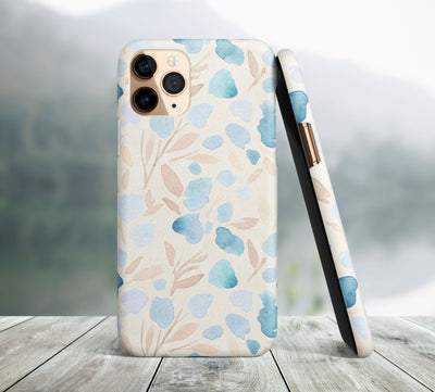 Blue Watercolor iPhone Case