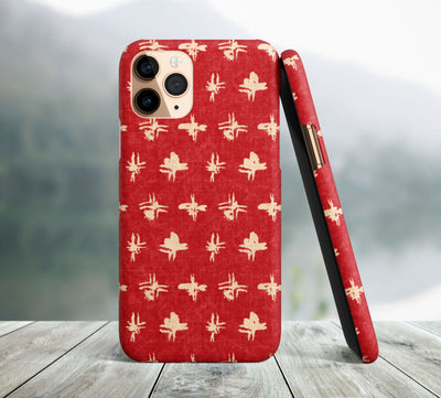 Red Pattern iPhone Case