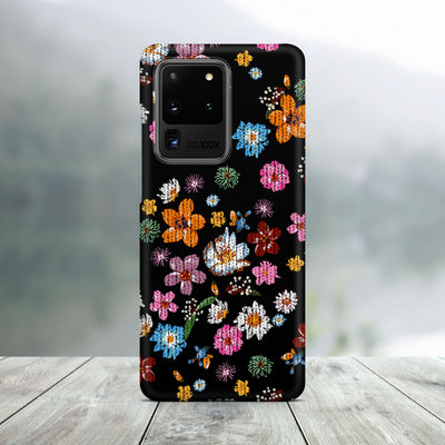 Crochet Flowers Samsung Case