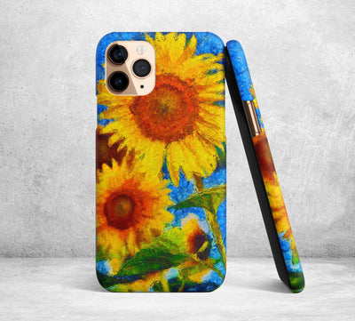 Watercolor Sunflowers iPhone Case