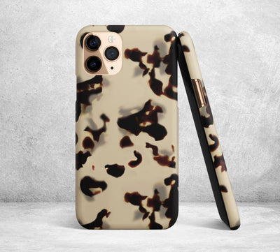 Cream Tortoiseshell iPhone Case