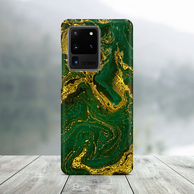 Green Marble Samsung Case