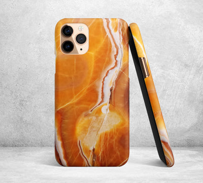 Caramel Marble iPhone Case