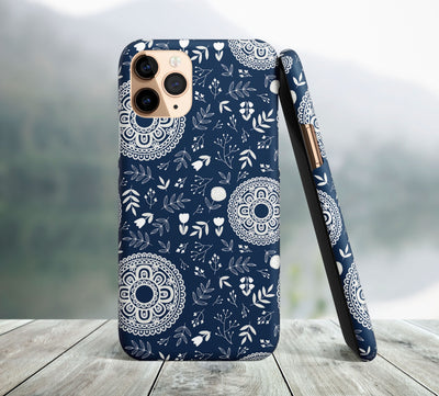 Blue Mandala iPhone Case