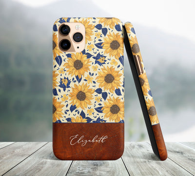 Sunflower Custom iPhone Case