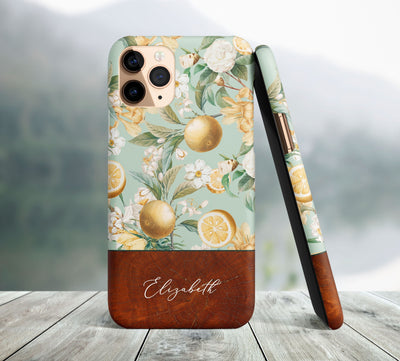 Green Citrus Custom iPhone Case