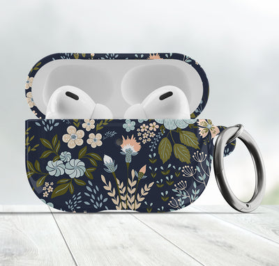 Blue Flowers Airpod Cover II