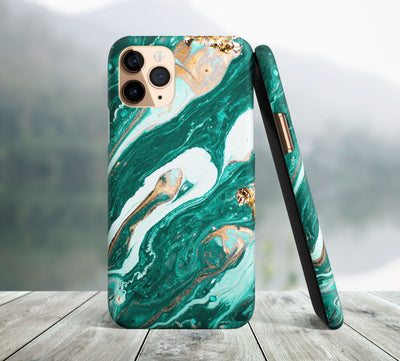 Green Marble iPhone Case IV