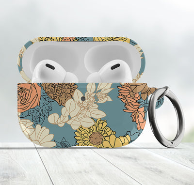 Retro Flowers AirPod Cover