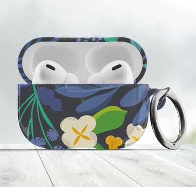 Floral Blue Airpod Cover