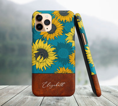 Sunflower 2 Custom iPhone Case