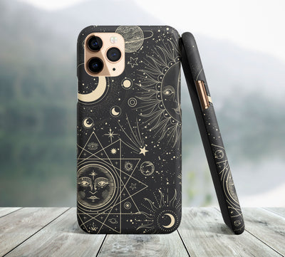 Zodiac and Sun iPhone Case